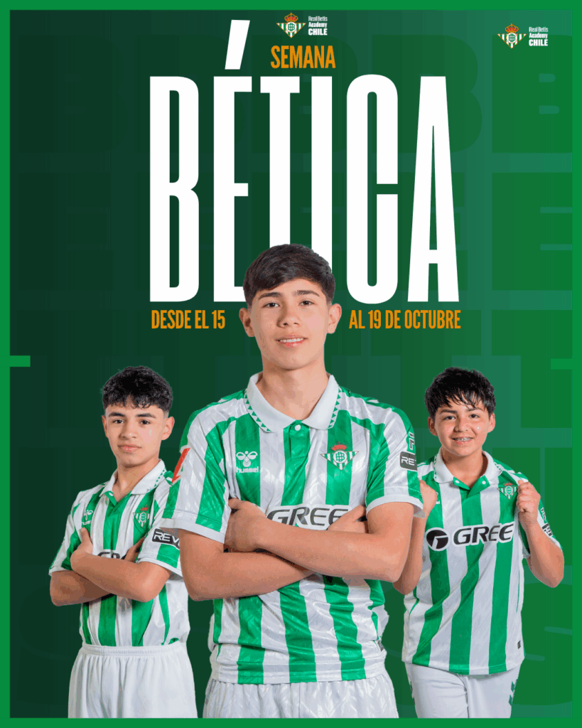 Betis Academy Chile ya se prepara para la "Semana Bética".